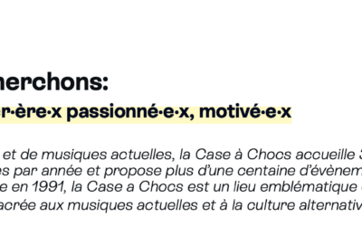 ⇥ Job Alert – Un·e cuisinier·ère·x ⇤